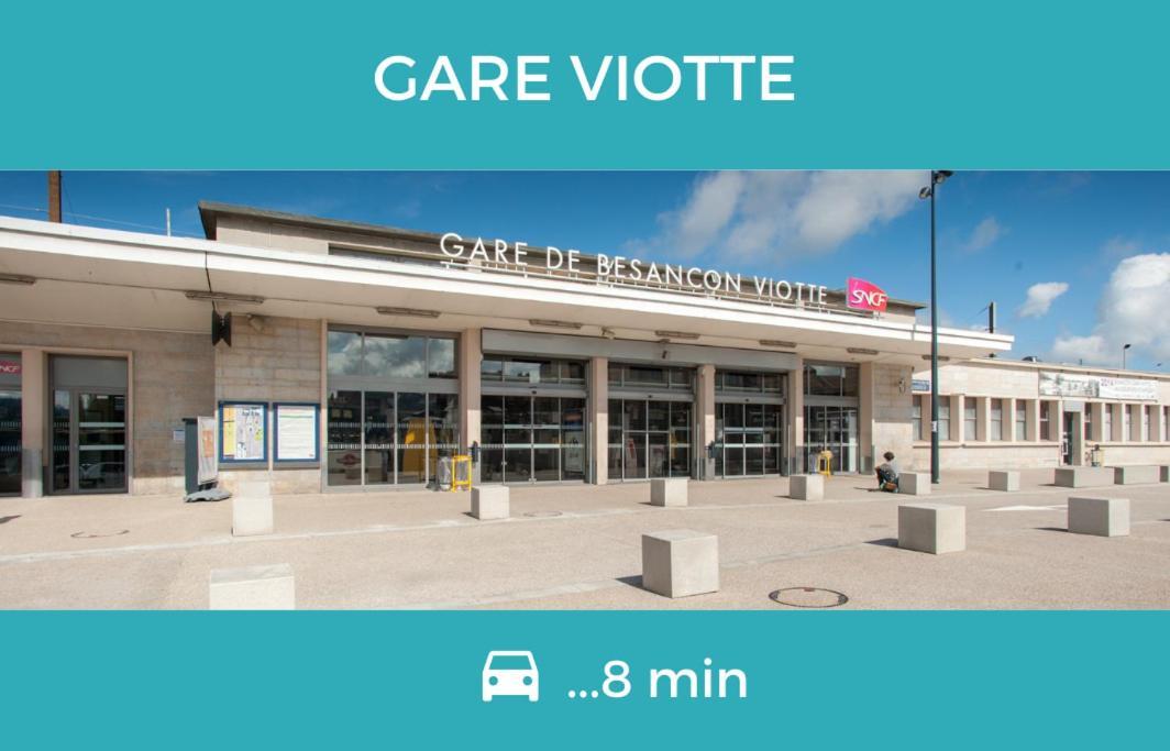 Nouveau - Grande Terrasse - L'Horloge - Calme - Home-One Besançon Buitenkant foto