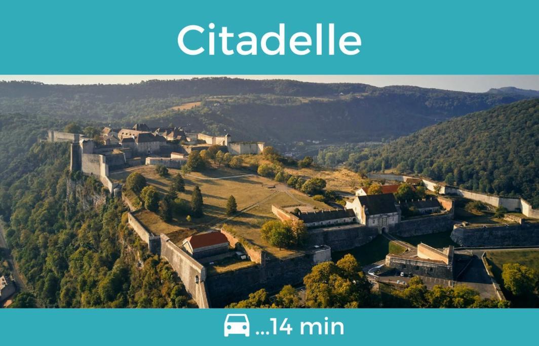 Nouveau - Grande Terrasse - L'Horloge - Calme - Home-One Besançon Buitenkant foto